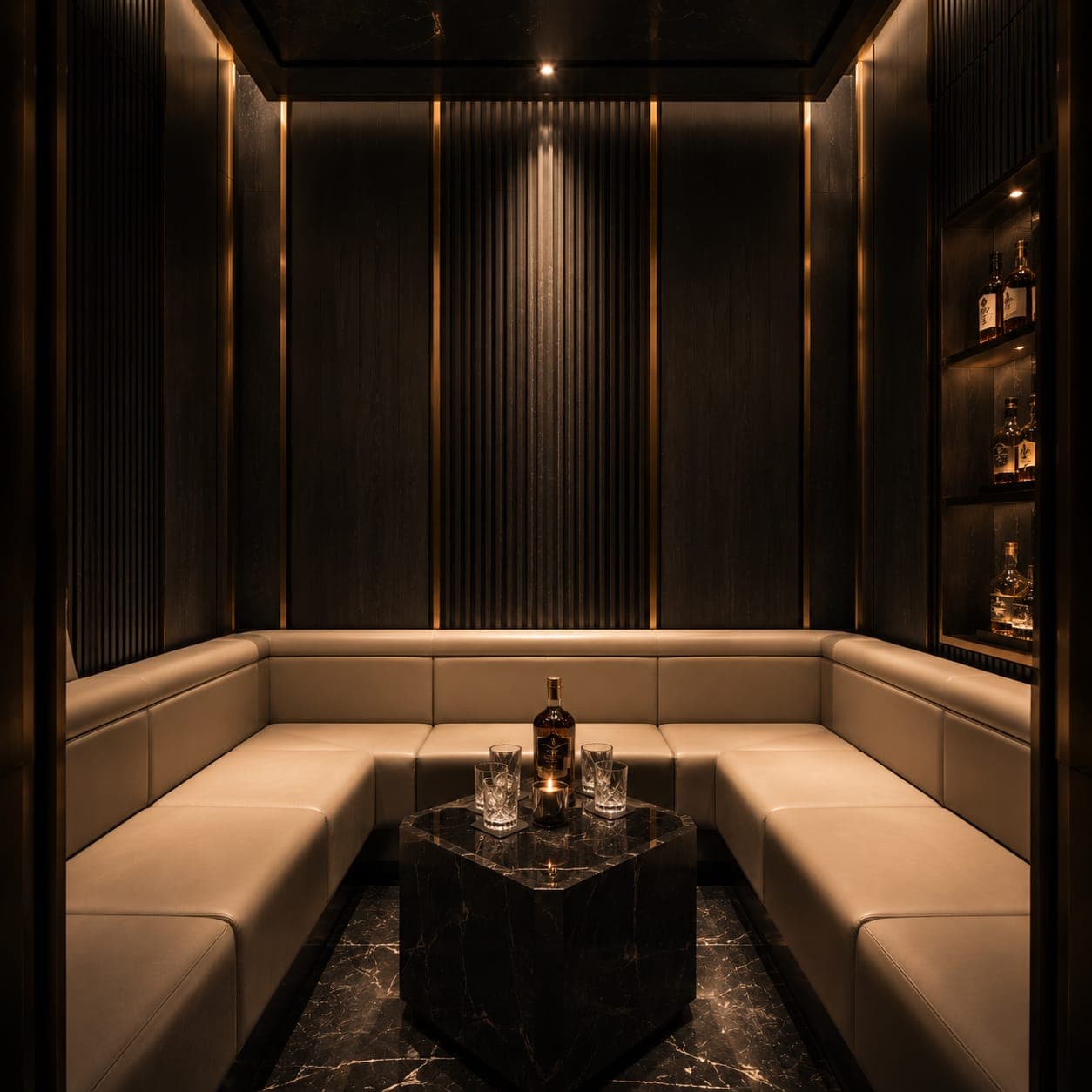Private dining room dengan nuansa eksklusif