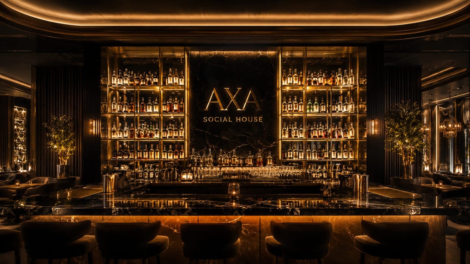 AXA Social House — Jakarta Selatan private lounge interior