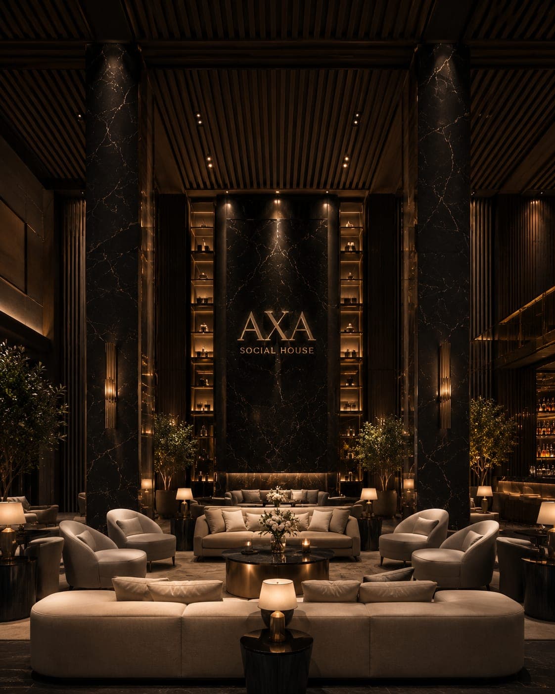 AXA Social House main lounge interior